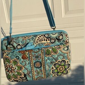 Vera Bradley Red Quilted Mini Laptop Case